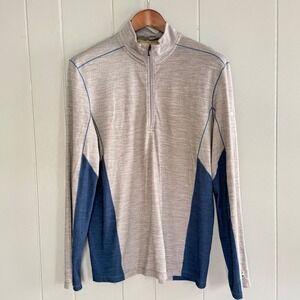 Smartwool Merino Sport 150 Long Sleeve 1/4 Zip L Base Layer Gorpcore Trailcore